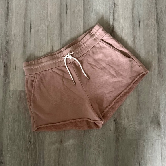 Mate the Label Women’s Dusty Rose Organic Cotton Sweat Short Size XS - Picture 1 of 5